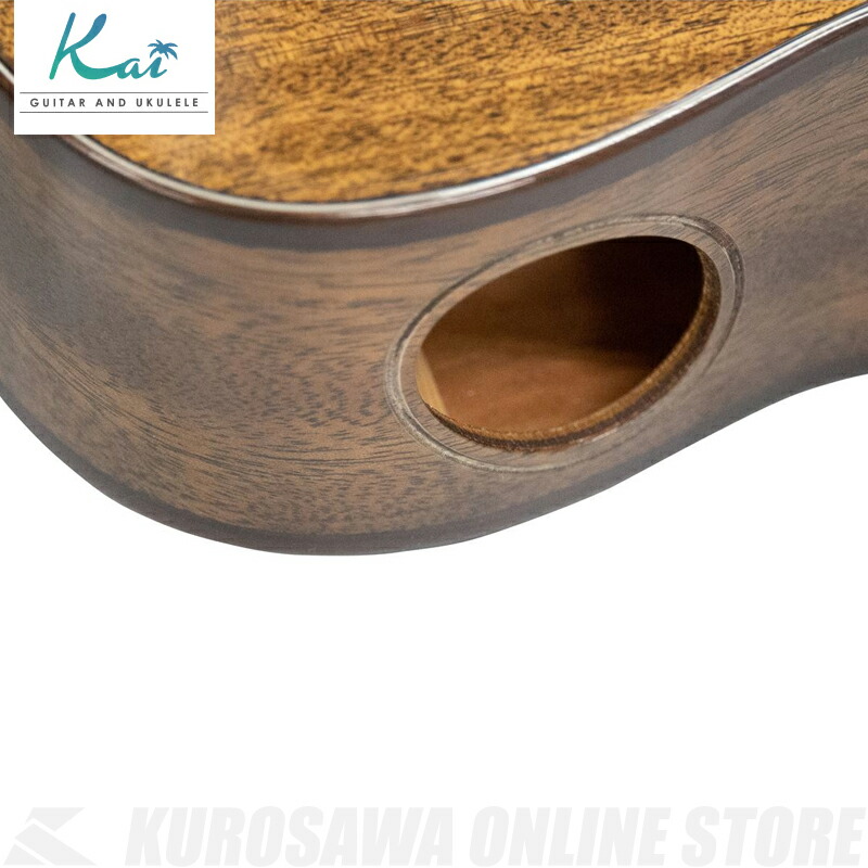 市場 Kai KC-100G-BK《コンサートサイズ》 送料無料 Ukulele