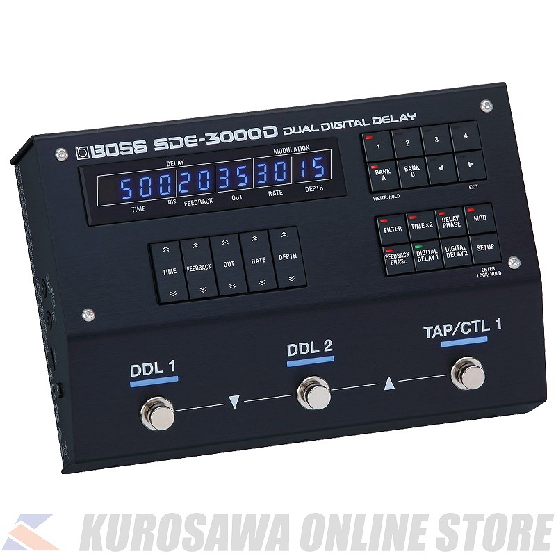 BOSS SDE-3000D DUAL DIGITAL DELAY【ONLINE STORE】|クロサワ楽器65周年記念SHOP