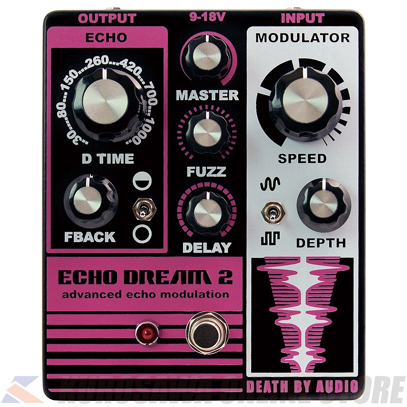 【DEATH BY AUDIO /ECHO MASTER】ボーカル　エフェクター Amazon.com: Death by Audio Echo Master Vocal Delay Effect