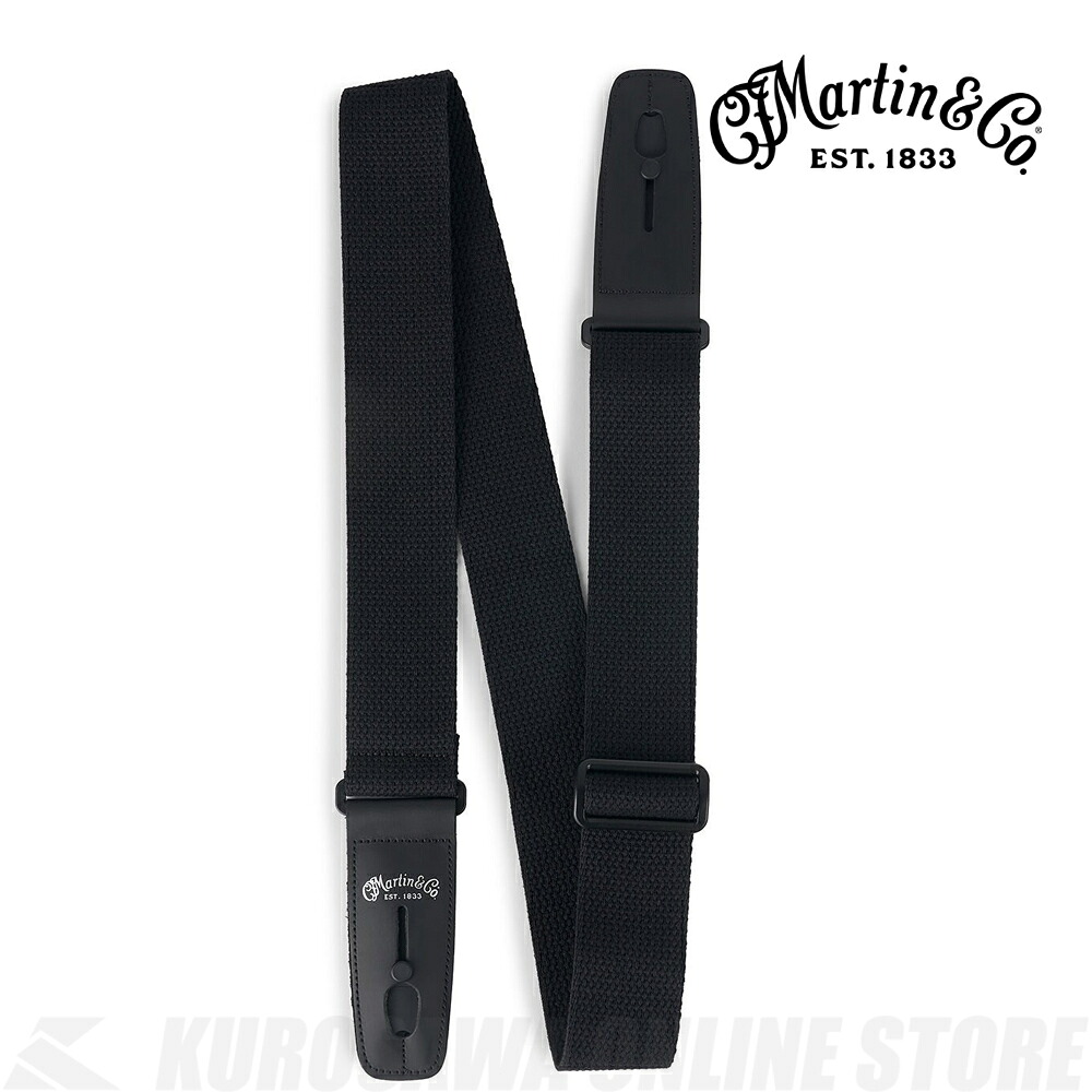 Martin MTN COTTON STRAP BLK[18A0141]《ストラップ》【ONLINE STORE】｜クロサワ楽器65周年記念SHOP