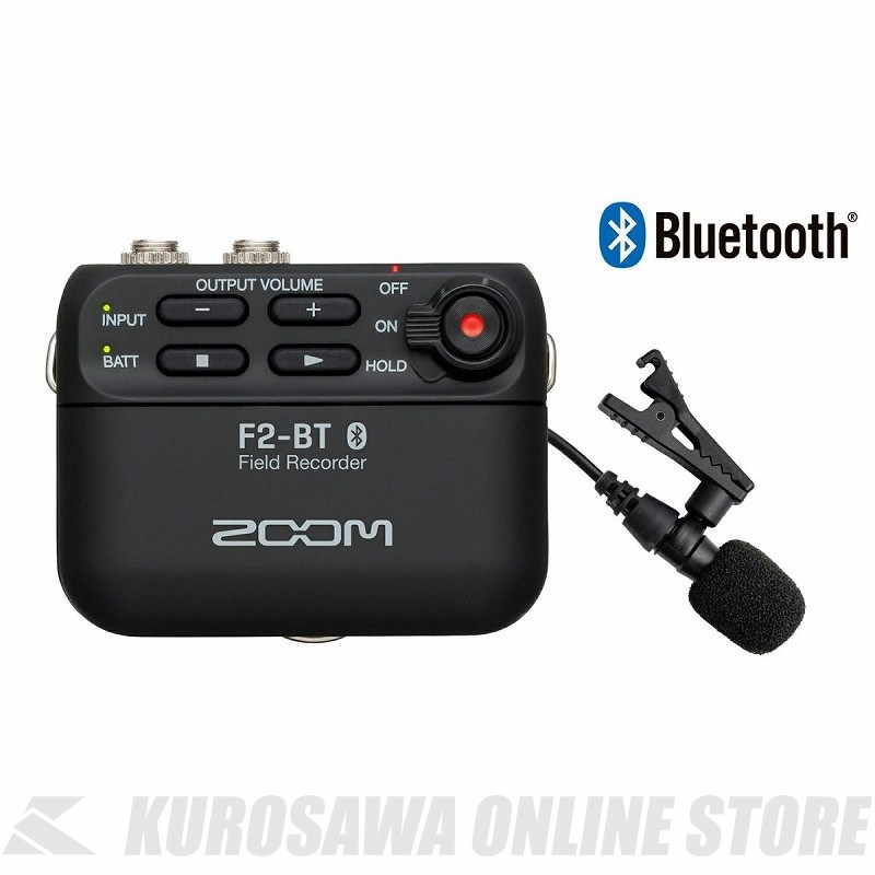 ZOOM F2-BT/B 【フィールドレコーダー】【ONLINE STORE】|クロサワ楽器65周年記念SHOP