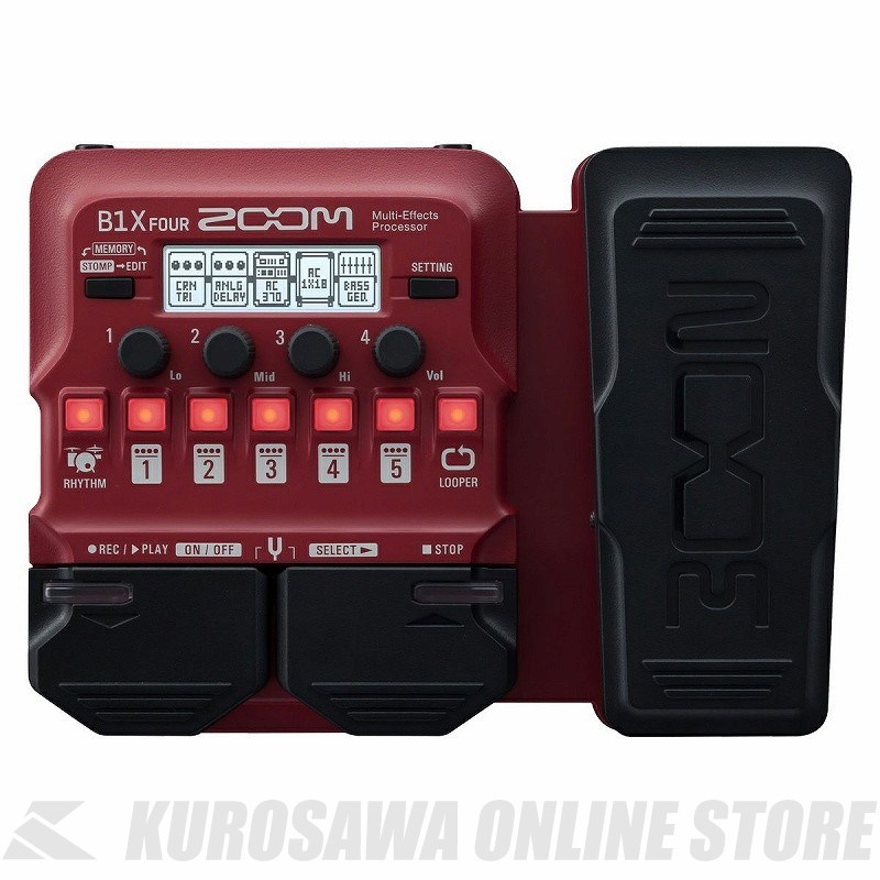 ZOOM B1X FOUR 【マルチエフェクター】【ONLINE STORE】｜クロサワ楽器65周年記念SHOP