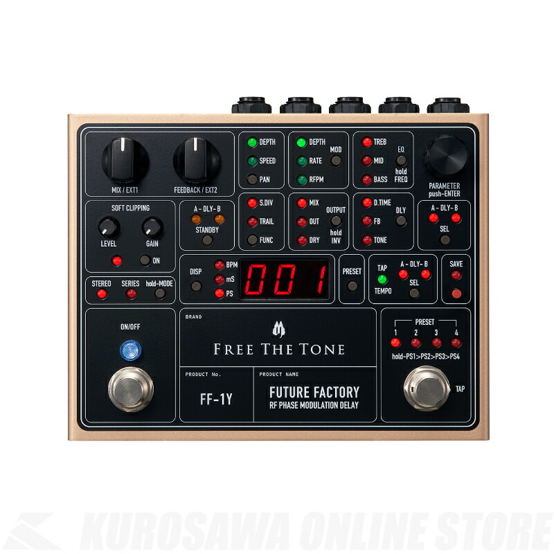 FREE THE TONE FUTURE FACTORY FF-1Y ディレイ 楽天市場】Free The Tone FF-1Y 新品 モジュレーション/デジタル