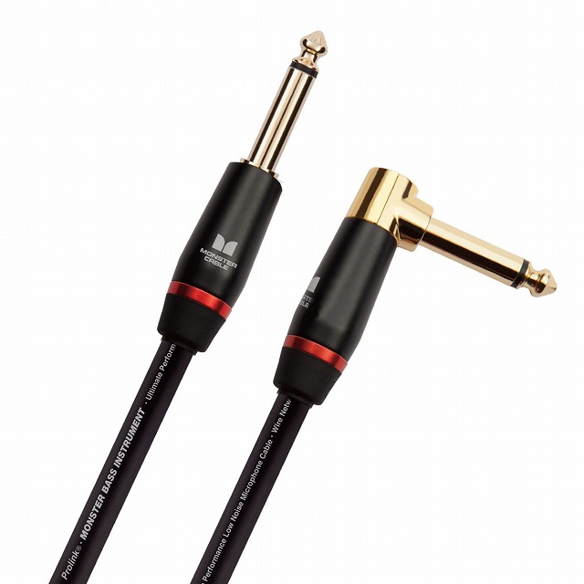 【少量在庫あり。なくなり次第次回入荷分】MONSTER CABLE（モンスターケーブル） M BASS2-21A シールドケーブル　S-L　約6.4m【G-CLUB渋谷】｜クロサワ楽器65周年記念SHOP
