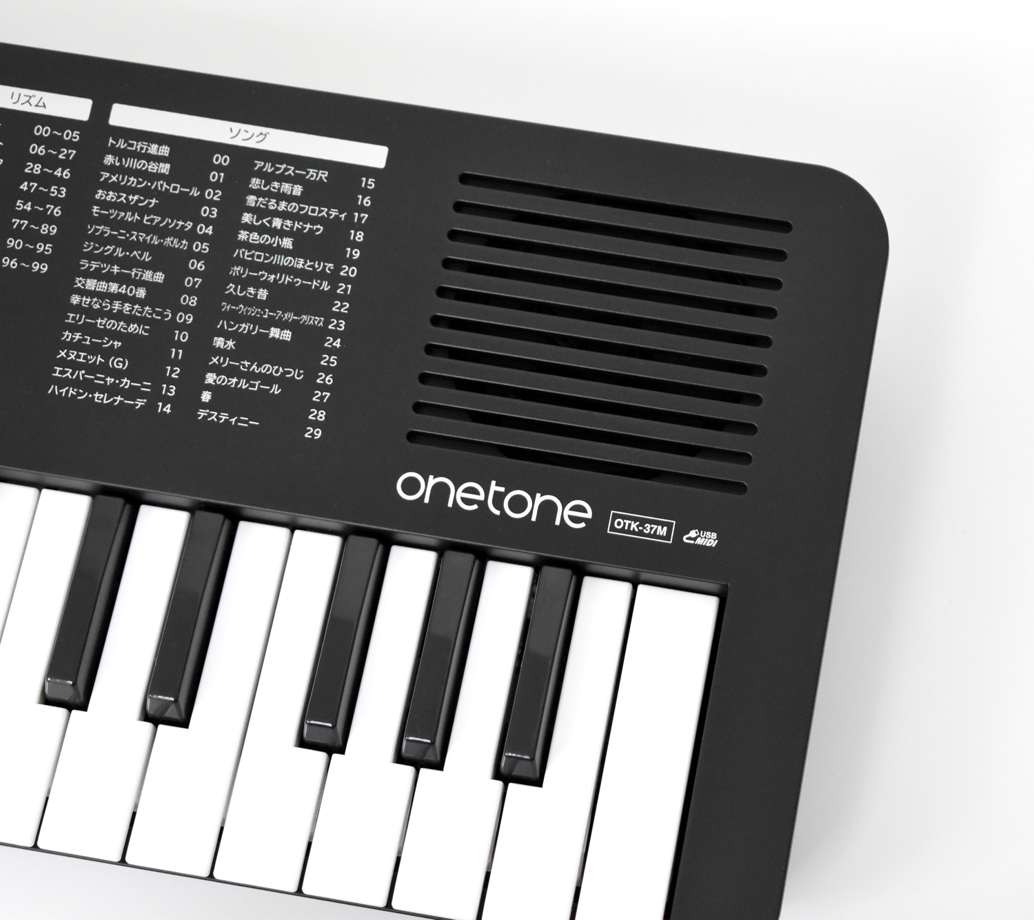 貨物輸送無料 Onetone Otk 37m Bk ミニキーボード 声音 黒人 37鍵盤 G Club渋谷 Oceanblueflorida Com