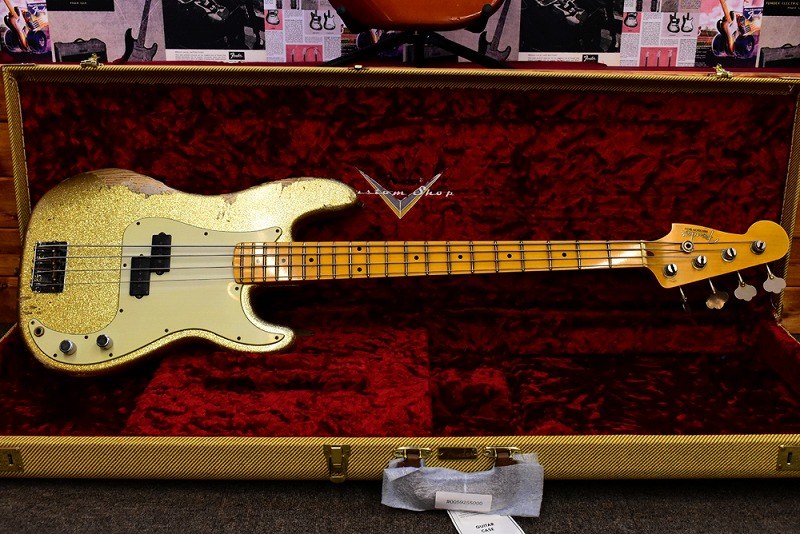 Fender Custom Shop J Signature Precision Bass H.Relic Champagne Gold  CZ553577 人気新品