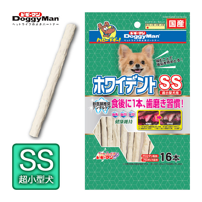 楽天市場 ドギーマン ホワイデントスティック Ss 16本 犬用おやつ 犬のおやつ 犬のオヤツ いぬのおやつ 歯磨きガム デンタルケア Dog Food ドックフード 犬用品 ペット ペットグッズ ペット用品 Doggyman ペッツビレッジクロス ペット通販