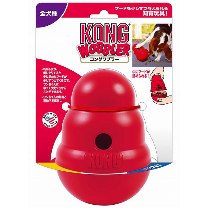 犬用知育玩具 コングジャパン 全犬種用 コングワブラー しつけトレーニング おもちゃ ドッグフード 食器 Kong Marcsdesign Com