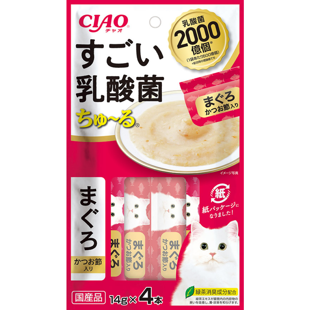 定番の冬ギフト あわせ買い2999円以上で送料無料 いなばペットフード CIAO チャオ すごい乳酸菌 ドライ かつお節味 キャットフード  materialworldblog.com