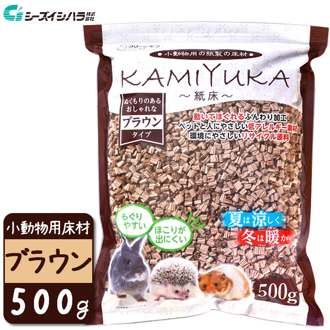 楽天市場】小動物用床材 シーズイシハラ クリーンモフ KAMIYUKA～紙床