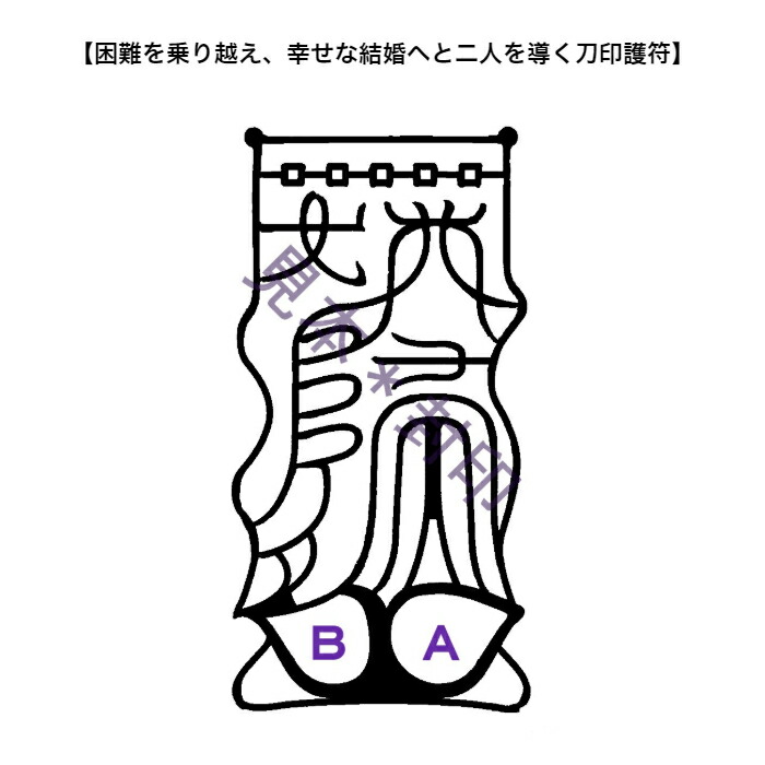 楽天市場】【恋愛運 お守り】好きな人を振り向かせたい人に…片想いを両想いに導く赤い糸の刀印護符 (恋愛運アップ おまじない 神社 風水) :  浅草吉原九郎助堂