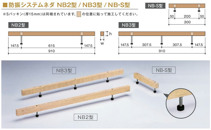 万協フロアー「防振システムネダNB型」NB-40■30本入■乾式二重床■適応床高42〜50mm(ネダ天端)万協フロアーシステム■遮音タイプの防振システムネダ