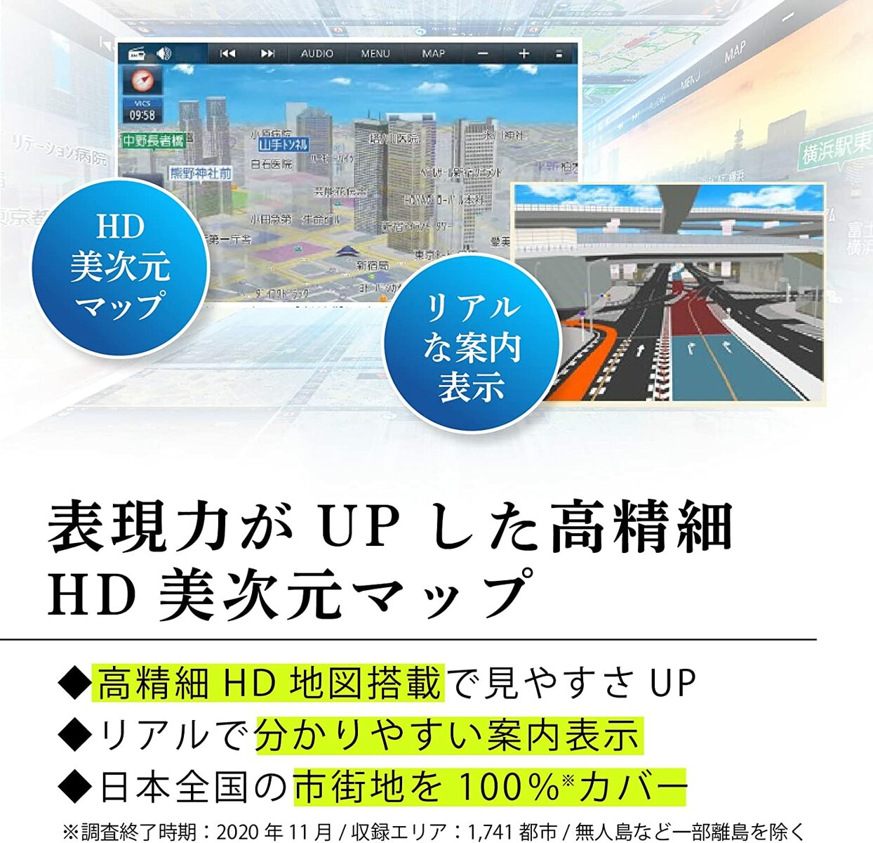 日本産】 パナソニック カーナビ ストラーダ CN-HE01WDフルセグ 200mm