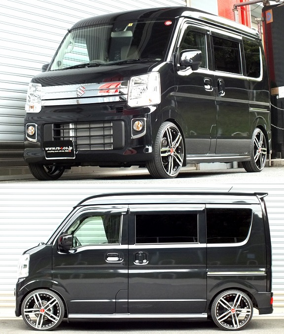 楽天市場 Rs R Best I C K車高調 ベストアイシーアンドケー エブリイワゴン Da17w 4wd ターボ H27 2 R1 5 ｐｚターボ ハイルーフ Bicks655m Rsr クルマ生活