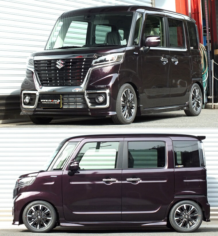 楽天市場 Rs R Best I C K車高調 ベストアイシーアンドケー スペーシアカスタム Mk53s Ff 29 12 ハイブリッドｘｓ Bicks191m Rsr クルマ生活