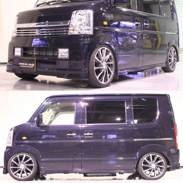 割引華麗 のrs R Black ｉ車高調 ブラックアイ エブリイワゴンda64w Fr 17 8 ｐｚ ターボスペシャル Bks640m Rsr 第一ネット の