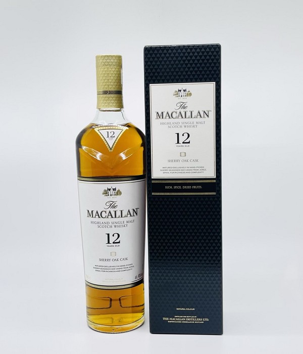 ウイスキー マッカラン 12年 シェリーオークカスク 700ML×2本セット