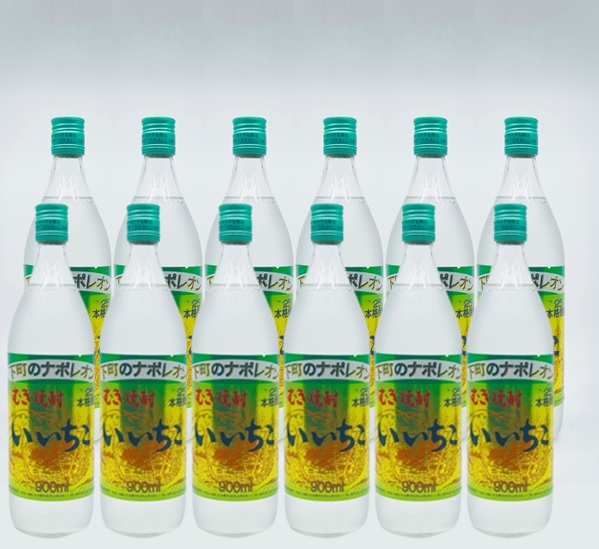 【送料無料】いいちこ 25度 900ml 瓶 12本セット 1ケース 本格むぎ焼酎 iichiko むぎしょうちゅう 焼酎 三和酒類 大分県 ロック 水割り お湯割り ソーダ割り 下町のナポレオン プレゼント お中元 お歳暮 父の日 母の日|車屋酒店