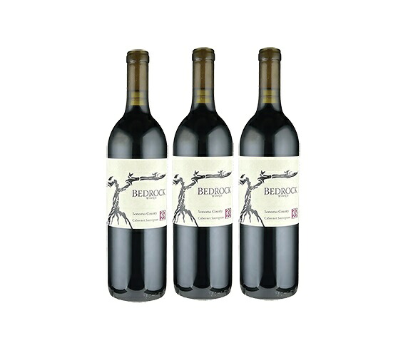 【送料無料】【3本セット】ベッドロック・ワインズ　カベルネ・ソーヴィニヨン ソノマ 　750ml　赤ワイン　3本　Bedrock Wines　Cabernet Sauvignon Sonoma