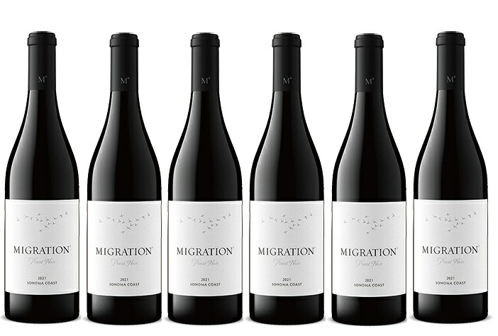 【送料無料】【6本セット】マイグレーション　ピノ・ノワール ソノマ・コースト　カリフォルニア　750ml　赤ワイン　6本　Migration　Pinot Noir Sonoma Coast　California