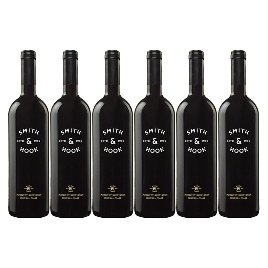 【送料無料】【6本セット】スミス＆フック カベルネ・ソーヴィニヨン セントラル・コースト　Smith & Hook Cabernet Sauvignon Central Coast　750ml　赤ワイン　6本　アメリカ　カリフォルニア　スミス＆フック　Smith & Hook
