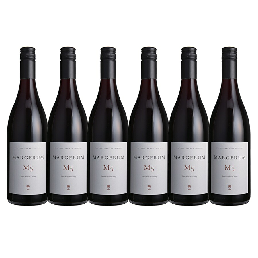 【送料無料】【6本セット】マージュラム エム・ファイヴ サンタ・バーバラ・カウンティ　Margerum M5 Santa Barbara County　750ml　6本　赤ワイン　アメリカ　カリフォルニア　マージュラム・ワイン・カンパニー　Margerum Wine Company