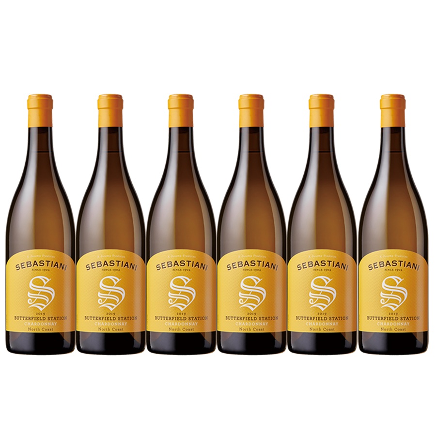 【送料無料】【6本セット】セバスチャーニ シャルドネ バターフィールド・ステーション カリフォルニア Sebastiani Chardonnay Butterfield Station California 750ml 白ワイン 6本 アメリカ カリフォルニア セバスチャーニ・ヴィンヤーズ・アンド・ワイナリー|車屋酒店