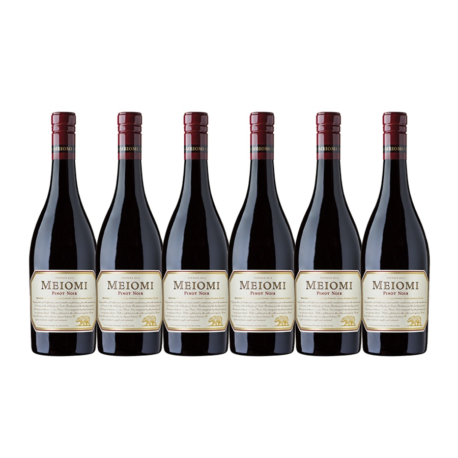 【送料無料】【6本セット】メイオミ ピノ・ノワール カリフォルニア　Meiomi Pinot Noir California　750ml　赤ワイン　6本　アメリカ　カリフォルニア　メイオミ　Meiomi 2014Wine & Sprits 誌「バイザグラスNo.1 ブランド」2015Wine Spectator 誌の年間トップ100/20位｜車屋酒店