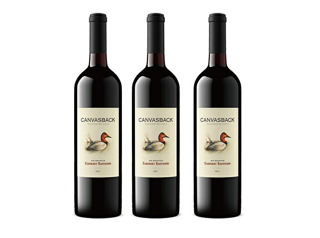 【送料無料】【オトクな3本セット】キャンバスバック カベルネ・ソーヴィニヨン レッド・マウンテン 750ml 赤ワイン 3本 Canvasback Cabernet Sauvignon Red Mountain ダックホーン|車屋酒店