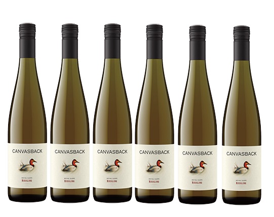 【送料無料】【オトクな6本セット】キャンバスバック　キャンバスバック リースリング ロイヤル・スロープ　750ml　白ワイン　6本　Canvasback　Riesling Royal Slope　ダックホーン