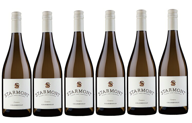 【送料無料】【オトクな6本セット】スターモント　シャルドネ カーネロス　カリフォルニア　750ml　白ワイン　6本　Starmont　Chardonnay Carneros　California｜車屋酒店