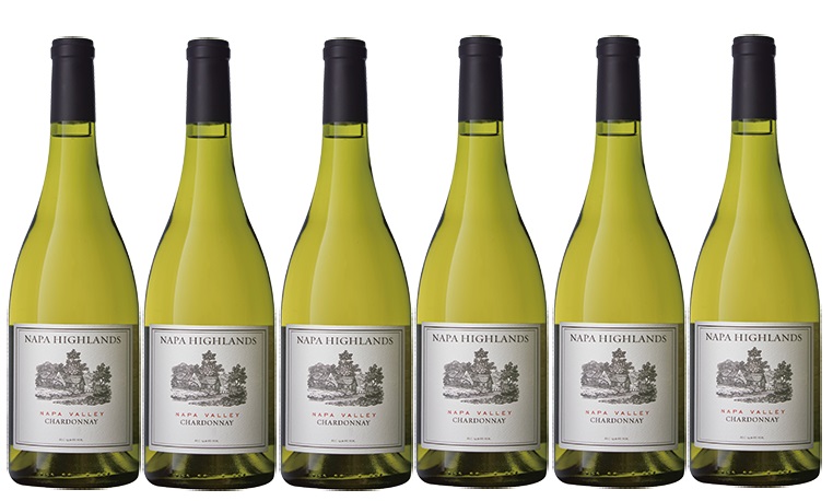 【送料無料】【シャルドネ】ナパ・ハイランズ　シャルドネ ナパ・ヴァレー　750ml　白ワイン　6本　Napa Highlands　Chardonnay Napa Valleyアメリカ　 カリフォルニア ナパヴァレー　ナパバレー ナパハイランズ｜車屋酒店