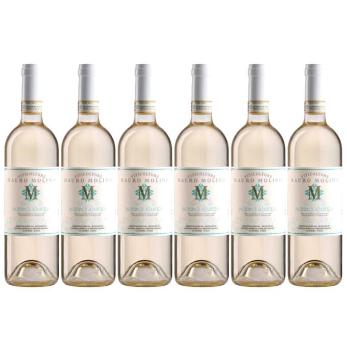 【送料無料】【オトクな6本セット】ロエロ・アルネイス 　750ml　6本　白ワイン　Mauro Molino Roero Arneis　マウロ・モリーノ　イタリア　ピエモンテ　辛口