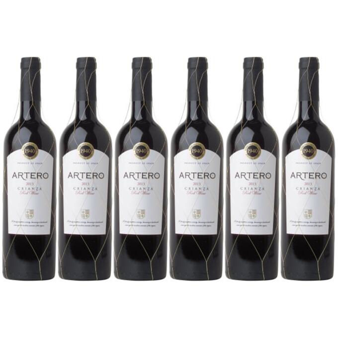 【送料無料】【オトクな6本セット】アルテロ　750ml　6本　赤ワイン　Artero　ヴィニェドス・イ・ボデガス・ムニョス　スペイン　ラ・マンチャ　辛口