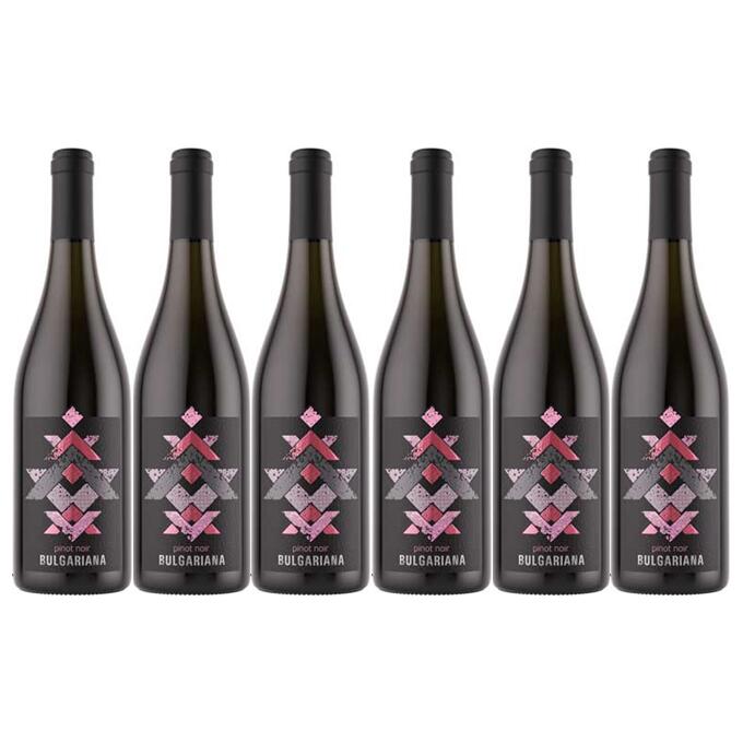 【送料無料】【オトクな6本セット】ブルガリアーナ ピノ・ノワール　ドナウ　プレーン　750ml　6本　赤ワイン　Bulgariana Pinot Noir　ブルガリアーナ　ブルガリア　辛口　ピーロート pieroth