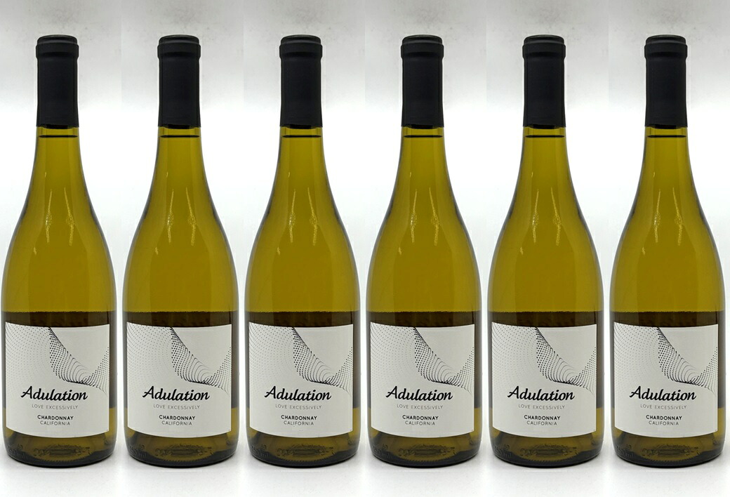 【送料無料】【６本】アデュレーション シャルドネ 白ワイン　カリフォルニア ナパ・ヴァレー　750ml　6本　Adulation Chardonnay 　辛口　ブレッド＆バターを生み出したダリオ氏のワイン！ヒット商品を数多く生み出す凄腕カリフォルニアワインメーカー