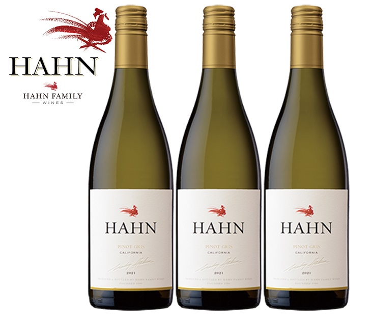 【送料無料】【3本セット】ハーン・ワイナリー ピノ・グリ カリフォルニア　Hahn Winery Pinot Gris California　白ワイン　750ml　3本　ハーン・ワイナリー　Hahn Winery