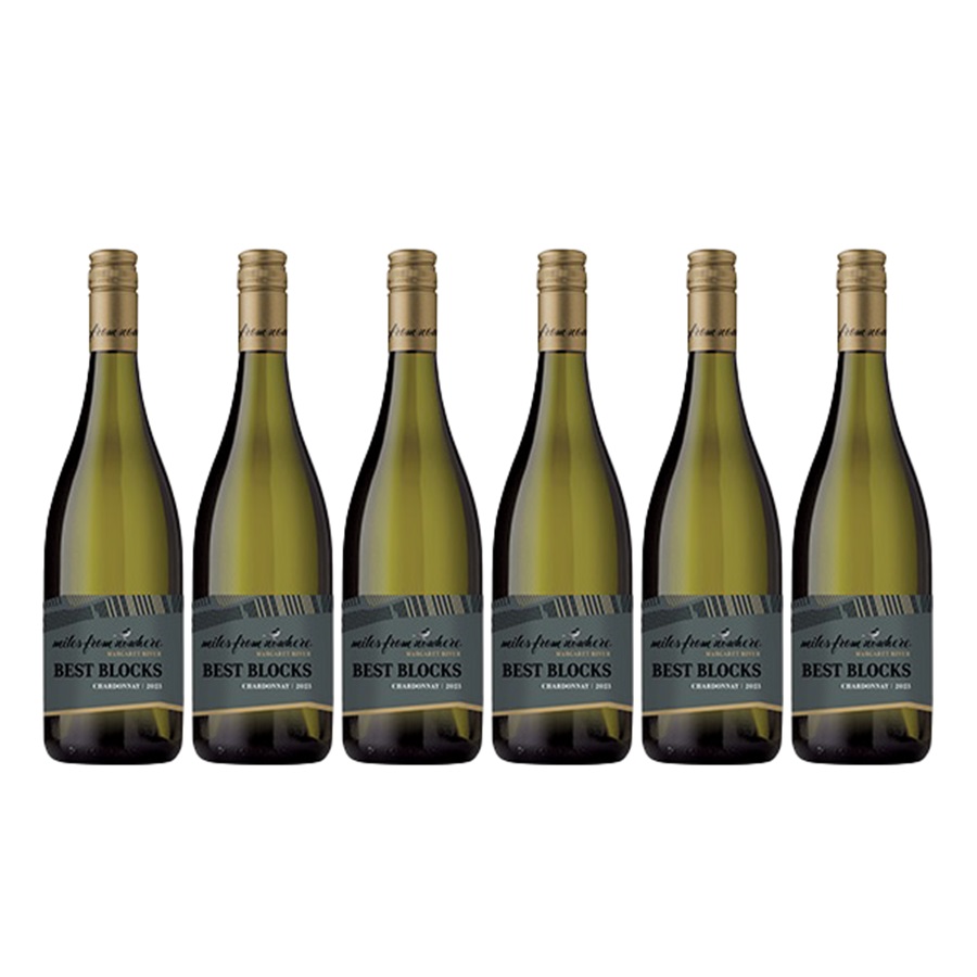 【送料無料】【6本セット】マイルズ・フロム・ノーウェア・ベスト・ブロックス・シャルドネ 750ml　白ワイン　6本　Miles from Nowhere Best Blocks Chardonnay
