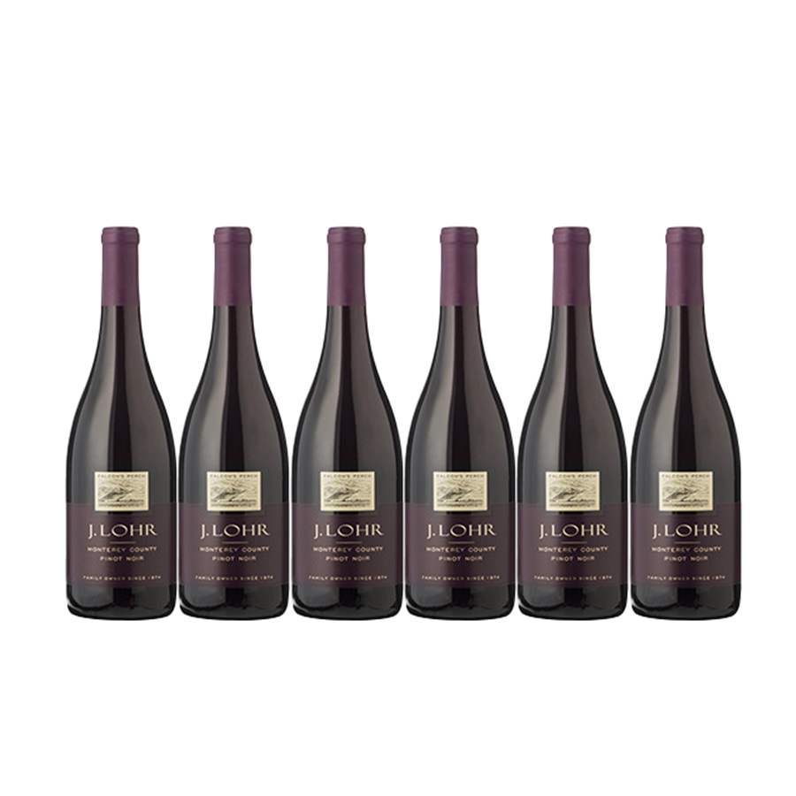 【送料無料】【6本セット】J. ローアー・ファルコンズ・パーチ・ピノ・ノワール 　750ml　赤ワイン　6本　J. Lohr Falcon's Perch Pinot Noir