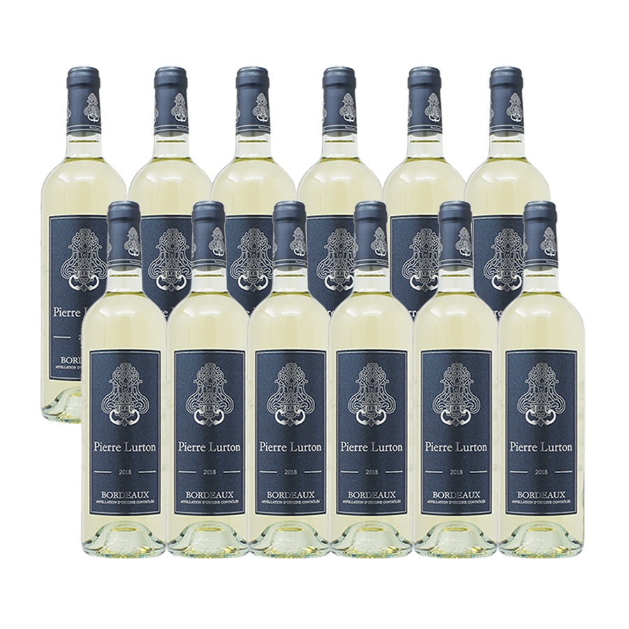 【送料無料】【12本セット】ピエール・リュルトン ボルドー・ブラン　Pierre Lurton Bordeaux Blanc　750ml　白ワイン　12本　フランス　ボルドー　ピエール・リュルトン　Pierre Lurton｜車屋酒店
