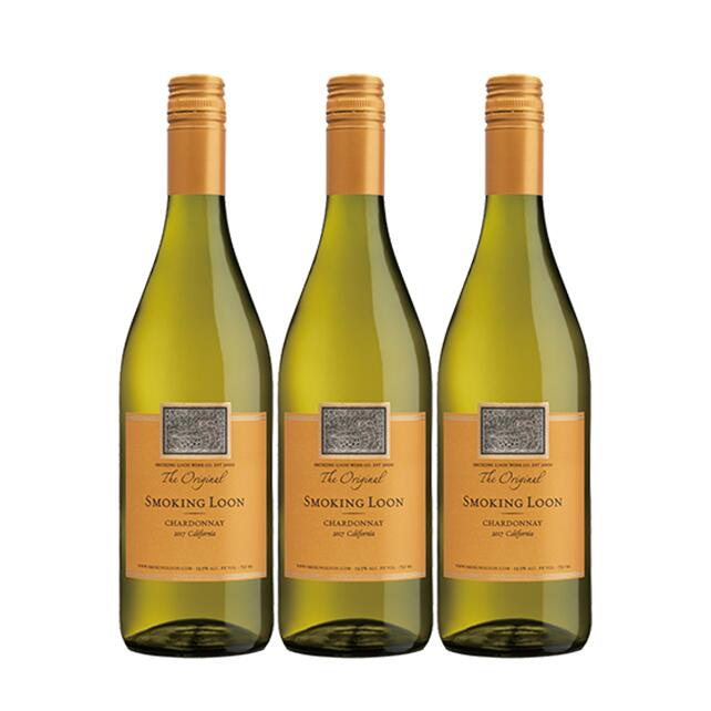 【送料無料】【3本セット】【シャルドネ】スモーキング・ルーン シャルドネ カリフォルニア　Smoking Loon Chardonnay California　白ワイン　750ml　3本　スモーキング・ルーンSmoking Loon　アメリカ　カリフォルニア