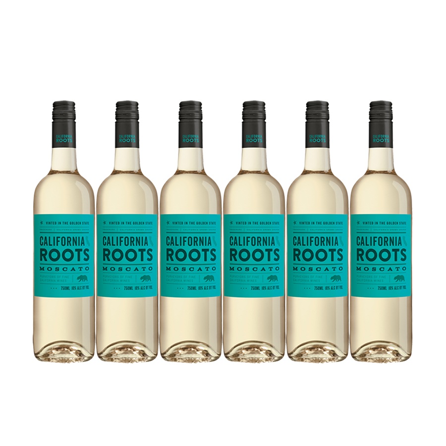 【送料無料】【6本セット】カリフォルニア・ルーツ モスカート カリフォルニア　California Roots Moscato California　750ml　白ワイン　6本　アメリカ　カリフォルニア　カリフォルニア・ルーツ　California Roots｜車屋酒店
