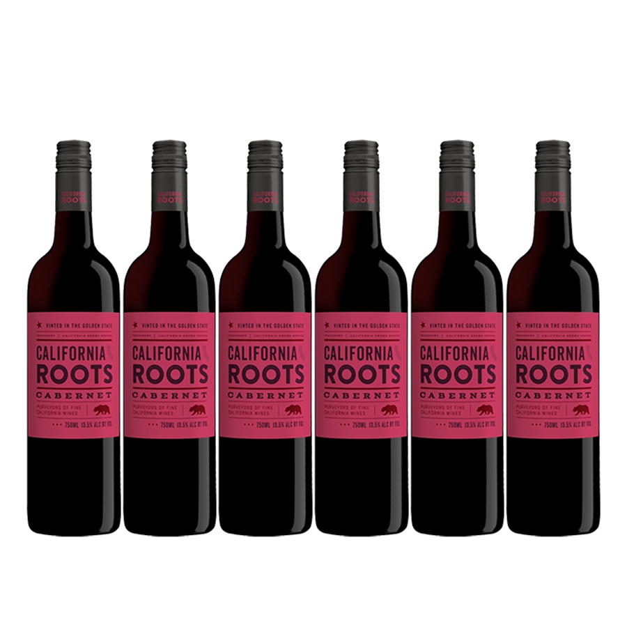 【楽天市場】【送料無料】【6本セット】カリフォルニア・ルーツ カベルネ・ソーヴィニヨン カリフォルニア California Roots ...