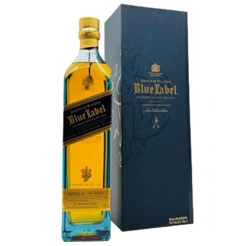 【送料無料】ジョニーウォーカー　ブルーラベル　750ml ジョニウオーカー スコッチウイスキー　ウイスキー　ウィスキー　お酒　晩酌　宅飲み　プレゼント　贈り物　お中元　お歳暮　父の日　母の日　 敬老の日　退職祝い　新築祝い　快気祝い｜車屋酒店