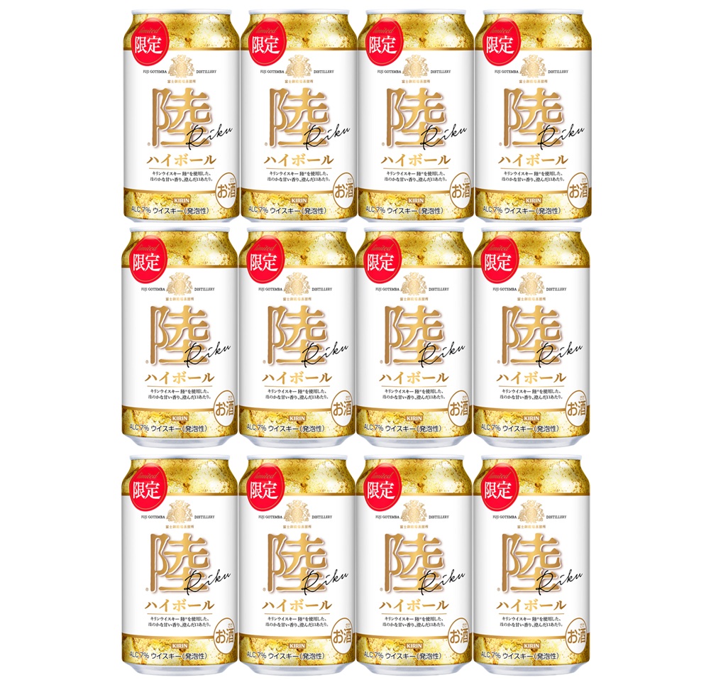楽天市場】【1ケース(24本)送料無料】キリン ウイスキー 陸 ハイボール