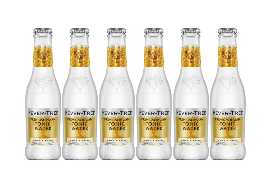 【楽天市場】【送料無料】【6本】トニックウォーター（黄色）フィーバーツリー プレミアム トニックウォーター 200ml 瓶 6本セット