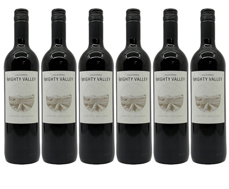【送料無料】【6本セット】マイティ・バレー　カベルネ・ソーヴィニヨン カリフォルニア　RUTHERFORD　WINE　COMPANY　赤ワイン　750ml　6本　13.5°　MIGHTY　VALLEY　Cabernet Sauvignon CALIFORNIA　フレンチオーク14ヶ月熟成