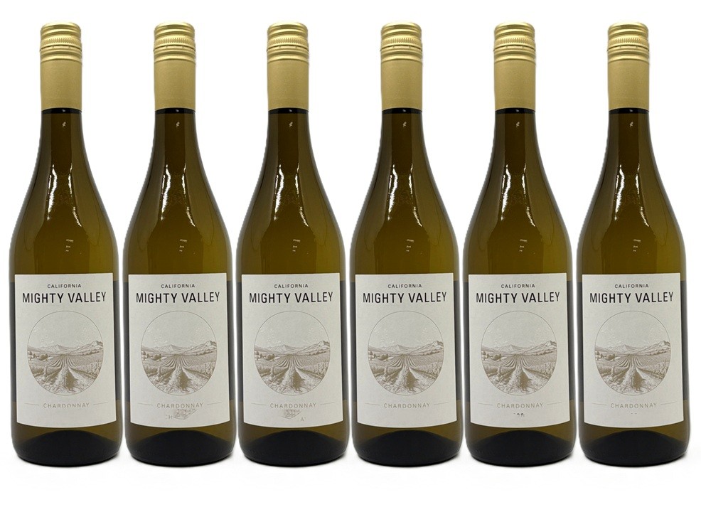 【送料無料】【6本セット】マイティ・バレー　シャルドネ　カリフォルニア　RUTHERFORD　WINE　COMPANY　白ワイン　750ml　6本　13.5°　MIGHTY　VALLEY　CHARDONNAY CALIFORNIA　アメリカ　フレンチとアメリカンオーク14ヶ月熟成