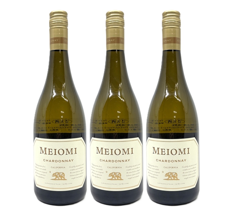 【送料無料】【3本セット】メイオミ シャルドネ　カリフォルニア　Meiomi Chardonnay California　750ml　白ワイン　3本　アメリカ　カリフォルニア　メイオミ　Meiomi