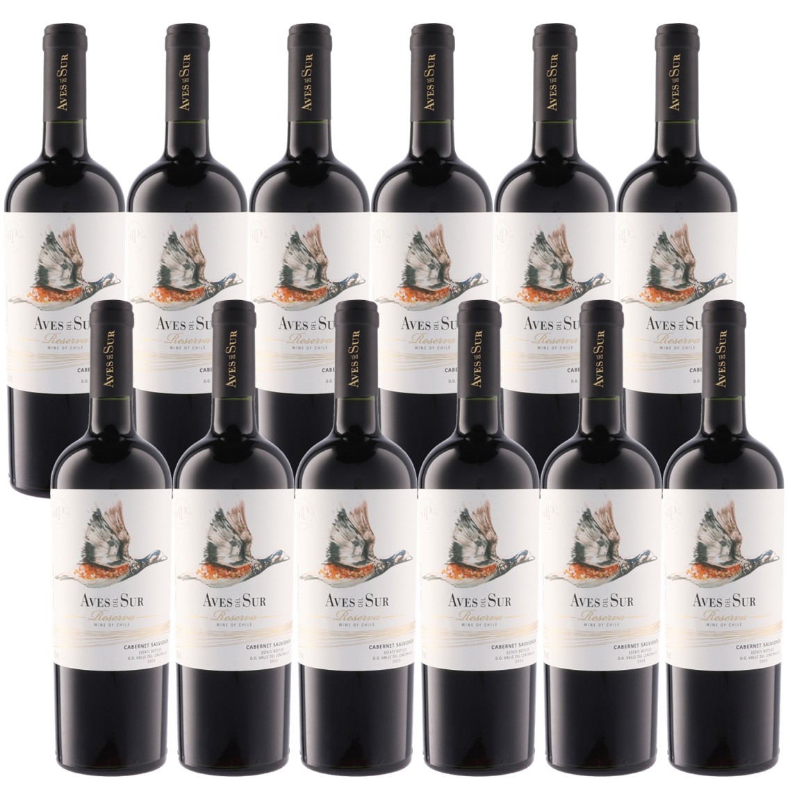 【送料無料】【12本セット】デル・スール カベルネ・ソーヴィニヨン レセルバ　Aves del sur Cabernet Sauvignon Reserva　ビーニャ・デル・ペドリガル　Vina del Pedregal SpA.　12本　750ml　赤ワイン　フルボディ　カベルネ・ソーヴィニヨン　チリ　セントラル・ヴァレー｜車屋酒店